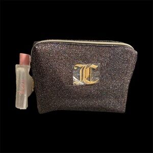 🖤🖤NWOT- SUPER SPARKLY JUICY COUTURE JC LOGO COSMETIC TRAVEL BAG🖤🖤